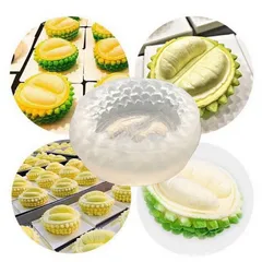 Khuôn silicon làm bánh, rau câu, socola trái sầu riêng - Mã số 1617 776482