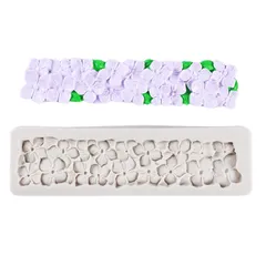 Khuôn silicon làm viền bánh, rau câu hoa mai - Mã số 1685 776488