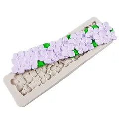 Khuôn silicon làm viền bánh, rau câu hoa mai - Mã số 1685 776488