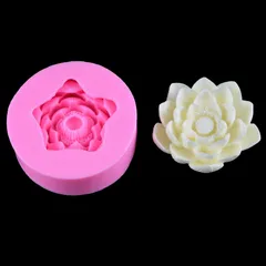 Khuôn silicon làm rau câu hoa sen đại đóa loại 11 cm - Mã số 1725 776526