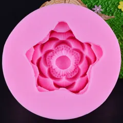 Khuôn silicon làm rau câu hoa sen đại đóa loại 11 cm - Mã số 1725 776526