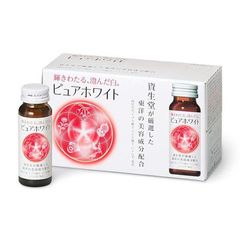 Nước Uống Trắng Da Pure White Shiseido Chính Hãng - Collagen Hỗ Trợ Làm Sáng Da 150ml, giúp da trắng mịn, có đàn hồi tốt, trẻ hóa làn da.