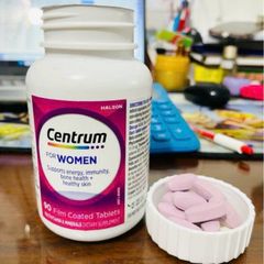 Vitamin tổng hợp dành cho Nữ giới dưới 50 tuổi Centrum for Women 90 viên - Hỗ trợ sức khỏe toàn diện - SP Chuẩn Úc