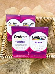 Vitamin tổng hợp dành cho Nữ giới dưới 50 tuổi Centrum for Women 90 viên - Hỗ trợ sức khỏe toàn diện - SP Chuẩn Úc