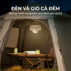Quạt tích điện URINGO, chống muỗi, có đèn,Pin 10000mAh sạc được điện thoại 776622