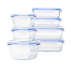 Bộ Hộp Thủy Tinh Amazon Basics 14 Món – Thủy Tinh Borosilicate 776646
