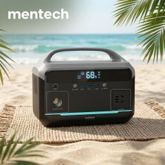 Trạm Sạc Di Động MENTECH MT300M1 300W 204.8Wh AC 220V, Pin Dự Phòng Camping, Sạc Laptop PD 60W 776648