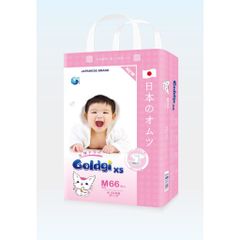 Tã Dán Goldgi X5 cải tiến mới siêu mỏng nhẹ nhàng, lưng thun co giãn tốt đủ size