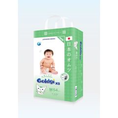 Bỉm quần Goldgi X5 cải tiến mới siêu mỏng nhẹ nhàng, lưng thun co giãn tốt đủ size