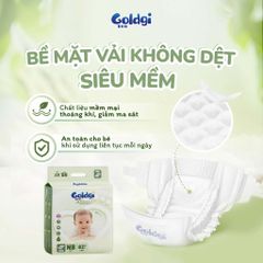 Tã dán Goldgi Eco mỏng nhẹ, siêu khô thoáng bảo vệ bé mỗi ngày tiết kiệm cho mẹ