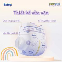 Tã dán Goldgi Premium cao cấp mỏng nhẹ, mềm mại như nhung, siêu thoáng chống tràn đủ size chính hãng