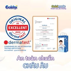 Tã dán Goldgi Premium cao cấp mỏng nhẹ, mềm mại như nhung, siêu thoáng chống tràn đủ size chính hãng