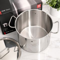 Nồi luộc gà ZWILLING Twin Classic 28cm 14L inox 18/10 đáy SIGMA Classic. Hàng chính hãng