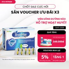 Viên uống bổ não Anvicoline | Hỗ trợ tăng cường trí nhớ, giảm đau đầu | Lưu thông máu | DTAPhar 776745