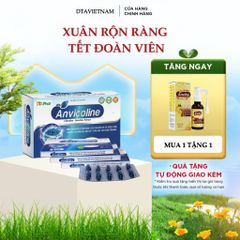 Viên uống bổ não Anvicoline | Hỗ trợ tăng cường trí nhớ, giảm đau đầu | Lưu thông máu | DTAPhar 776745