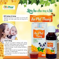 Siro ho An Phế Thang giúp bổ phế hạn chế ho nhiều giảm đau rát họng Chai 100ml 776748