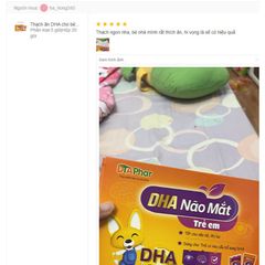 Thạch ăn DHA bổ sung dưỡng chất cho não, tốt cho thị lực tăng đề kháng cho bé Hộp 20G 776754