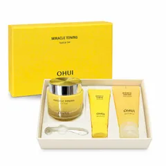 Set kem dưỡng trắng và căng bóng da Ohui Miracle Toning Glow Cream