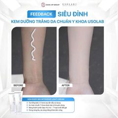  Kem Dưỡng trắng da bật tone body  Usolab Bio Intensive Light Cream 250ml