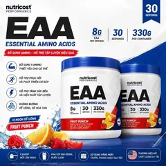 Nutricost EAA Powder 30 Servings - Thực Phẩm Bổ Sung Cho Người Tập Luyện