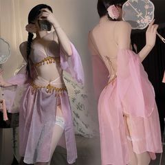 Cosplay Cổ Trang Trung Quốc Set Ngủ Hán Phục hanfu Cách Tân Quyến Rũ - N881 Hồng