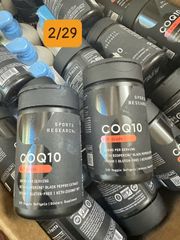 Viên uống Sports Research CoQ10 USP Grade 100 mg 120 viên - Sản xuất năng lượng tế bào & Hỗ trợ sức khỏe Tim mạch - S/P Chuẩn Mỹ