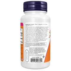 Now Vitamin D3 & K2 nâng cao miễn dịch - tăng cường sức khỏe xương khớp - Săn Chắc Xương - 120 viên.