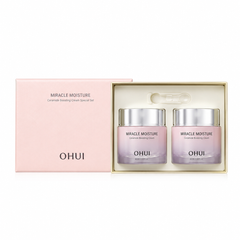 Bộ Kem Dưỡng Ẩm Ohui Miracle Moisture Cream 60ml x 2 - Dưỡng ẩm, Làm Mịn Da, Phù Hợp Cho Mọi Loại Da