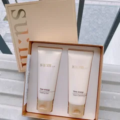 SET SỮA RỬA MẶT VÀ TẨY DA CHẾT SUM37 COMBO TÁI SINH LÀN DA HOÀN HẢO