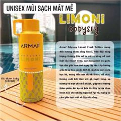 Xịt thơm Body Armaf Odyssey Limoni Perfume Body Spray 200ml Chính hãng Nam nữ đều dùng được