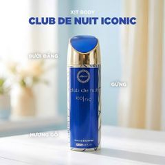 (Chính hãng) Xịt thơm toàn thân Armaf Club De Nuit Iconic Body Spray 200ml