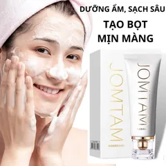 Sữa Rửa Mặt Trắng Da JOMTAM White Làm Sạch Sâu, Kiểm Soát Dầu, Thu Nhỏ Lỗ Chân Lông