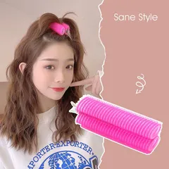 Kẹp phồng chân tóc mái - Lô uốn tự dính mái bay nữ đẹp phong cách Hàn Quốc cuốn tóc