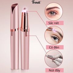 Bút tỉa lông mày - Máy tỉa lông mày với lưỡi cạo 360 đa năng tạo kiểu chân mày theo ý muốn