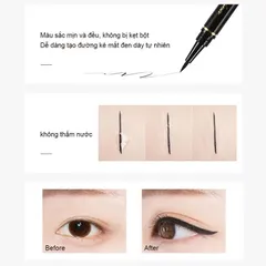 Bút Kẻ mắt đen eyeliner chống nước nhanh khô bền vững 2mlm