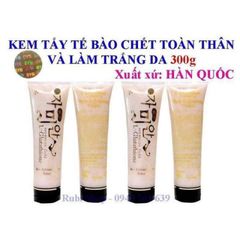 Tẩy tế bào chết toàn thân hạt mịn massage trắng mịn da 300g