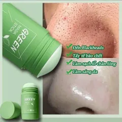 Mặt nạ trà xanh dạng lăn GREEN MASK STICK, Thanh lăn mặt nạ trà xanh Green mask stick - Cam Kết Chính hãng
