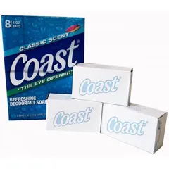 Xà bông Coast dạng cục không làm khô da tay thích hợp cho cả người lớn và trẻ nhỏ (hàng Mỹ)