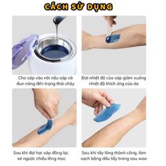 (Tặng kèm que wax) Sáp wax lông nóng dạng hạt Hard Wax Beans 100g