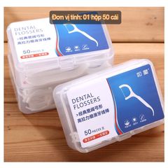 Combo 2 Hộp 50 Cây Tăm Chỉ Nha Khoa Dental Flossers
