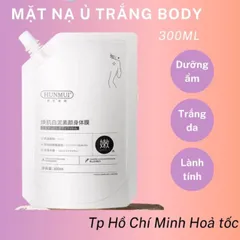Mặt nạ ủ trắng da body Niacinamide giữ ẩm Hunmui 300ml