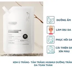 Mặt nạ ủ trắng da body Niacinamide giữ ẩm Hunmui 300ml