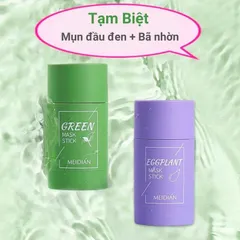 Thanh Lăn Mặt Nạ Cà Tím Trắng Da, Thanh Lăn Mặt Nạ Đất Sét Trắng Da Sạch Mụn Kiềm Dầu