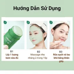 Thanh Lăn Mặt Nạ Cà Tím Trắng Da, Thanh Lăn Mặt Nạ Đất Sét Trắng Da Sạch Mụn Kiềm Dầu