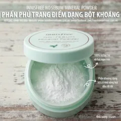 Phấn Phủ Bột Kiềm Dầu Innisfree No Sebum Mineral Powder