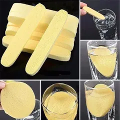 Gói 12 miếng]Bông nở rửa mặt Chivey Nhật Bản 777083
