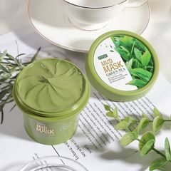 Mặt nạ đất sét Fenyi tinh chất trà xanh giảm mụn đầu đen kiềm dầu dưỡng trắng 100g 777090