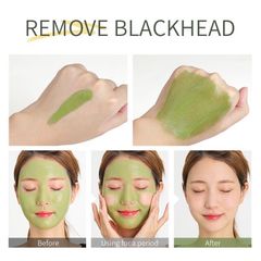 Mặt nạ đất sét Fenyi tinh chất trà xanh giảm mụn đầu đen kiềm dầu dưỡng trắng 100g 777090