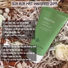 Sữa Rửa Mặt Chiết Xuất Từ Trà Xanh Innisfree Green Tea Foam Cleanser mẫu mới 150ml 777183
