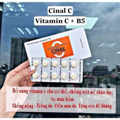 Viên Uống Trắng Da Cinal C 100 Viên Nhật Nội Địa - Hỗ Trợ Sáng Da, Giảm Mụn, Bổ Sung Vitamin C Chính Hãng